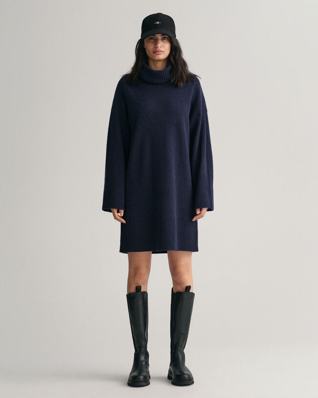 Vestido de cuello vuelto Lounge