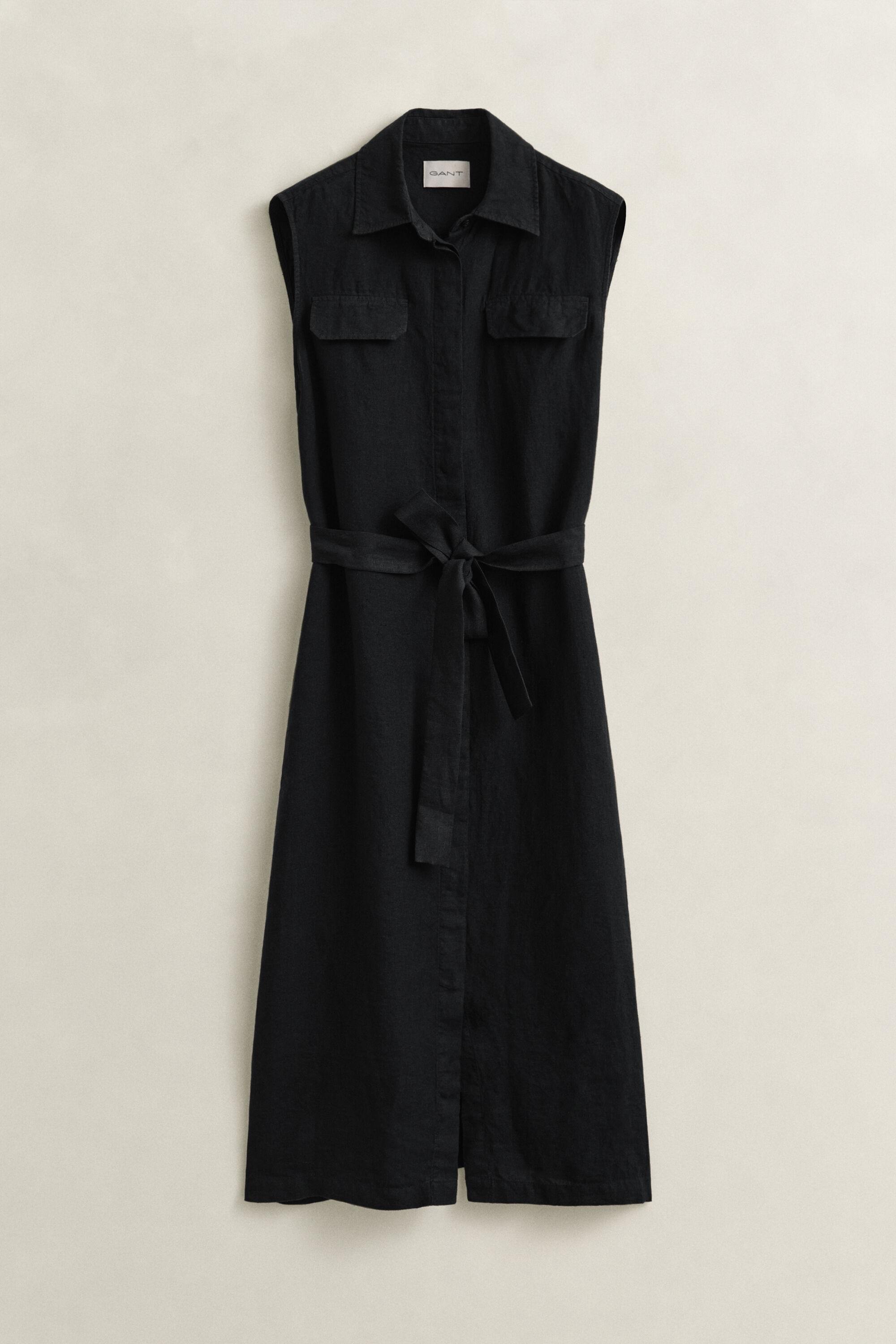 Vestido de lino sin mangas