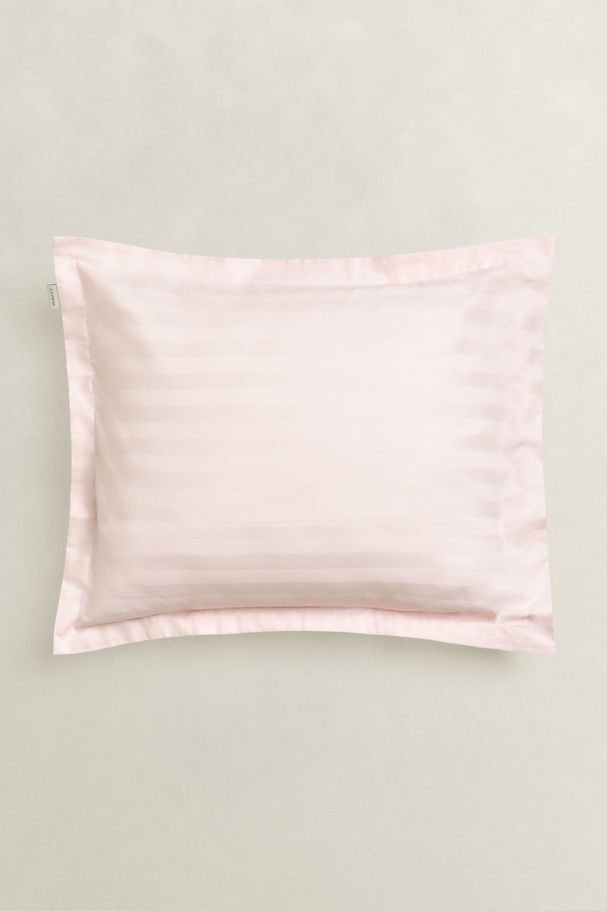 Funda de almohada de satén a rayas