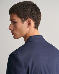 Americana de traje en algod&oacute;n y lino