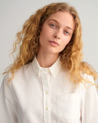 Camisa Oxford Regular Fit teñida en prenda