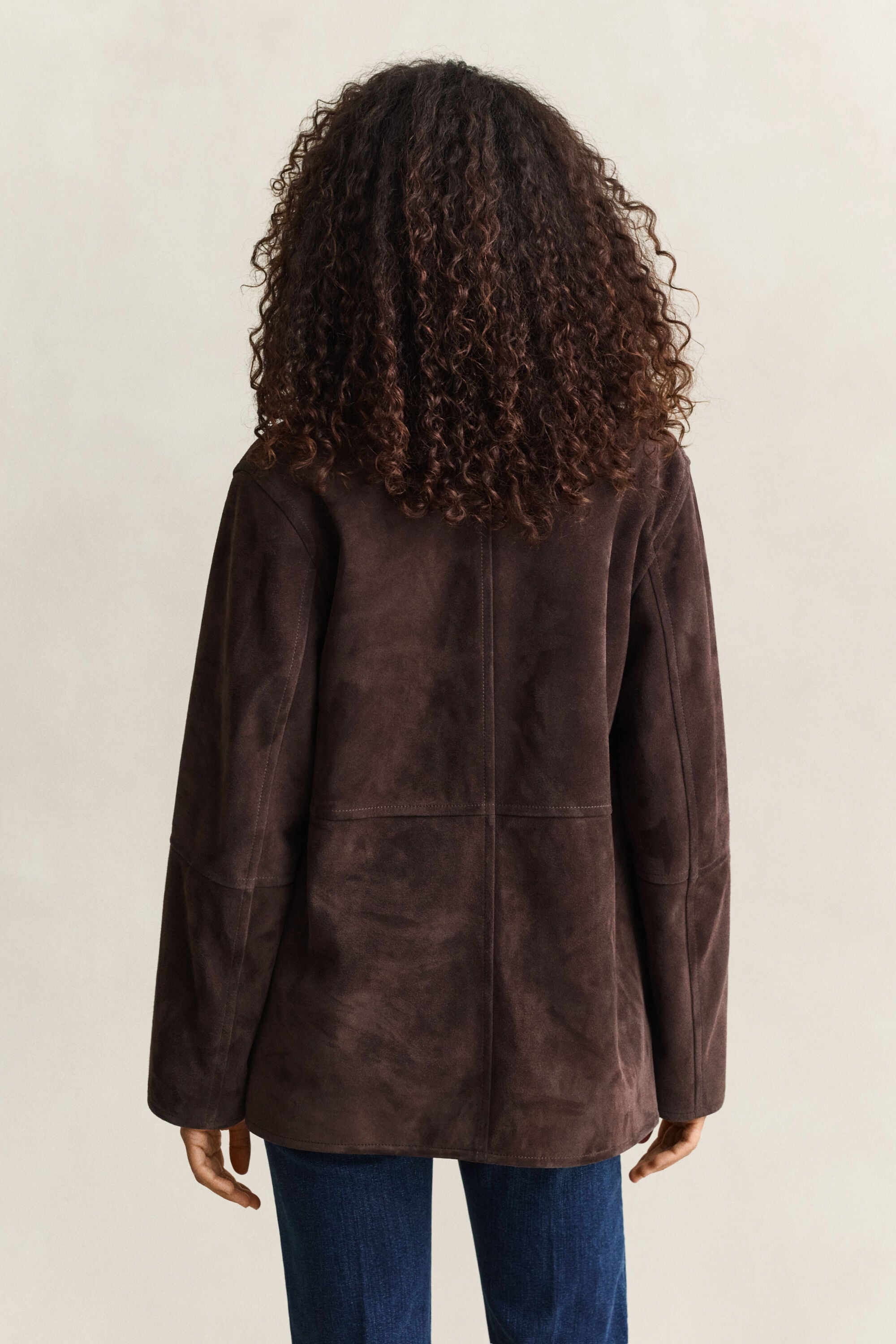 Chaqueta de ante
