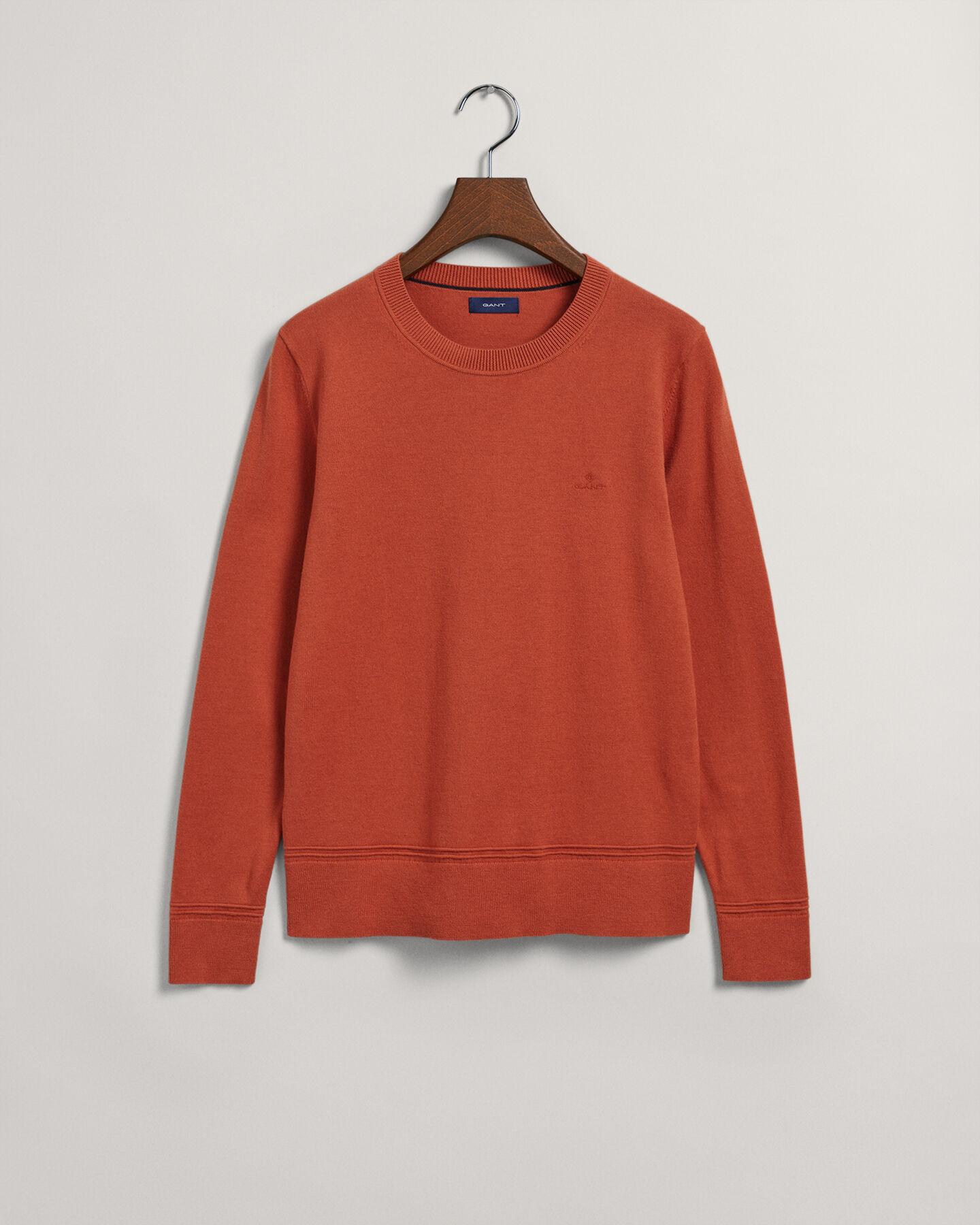 Jersey de cuello redondo en algod&oacute;n ligero