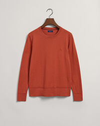 Jersey de cuello redondo en algod&oacute;n ligero