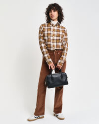 Camisa Relaxed Fit de franela a cuadros