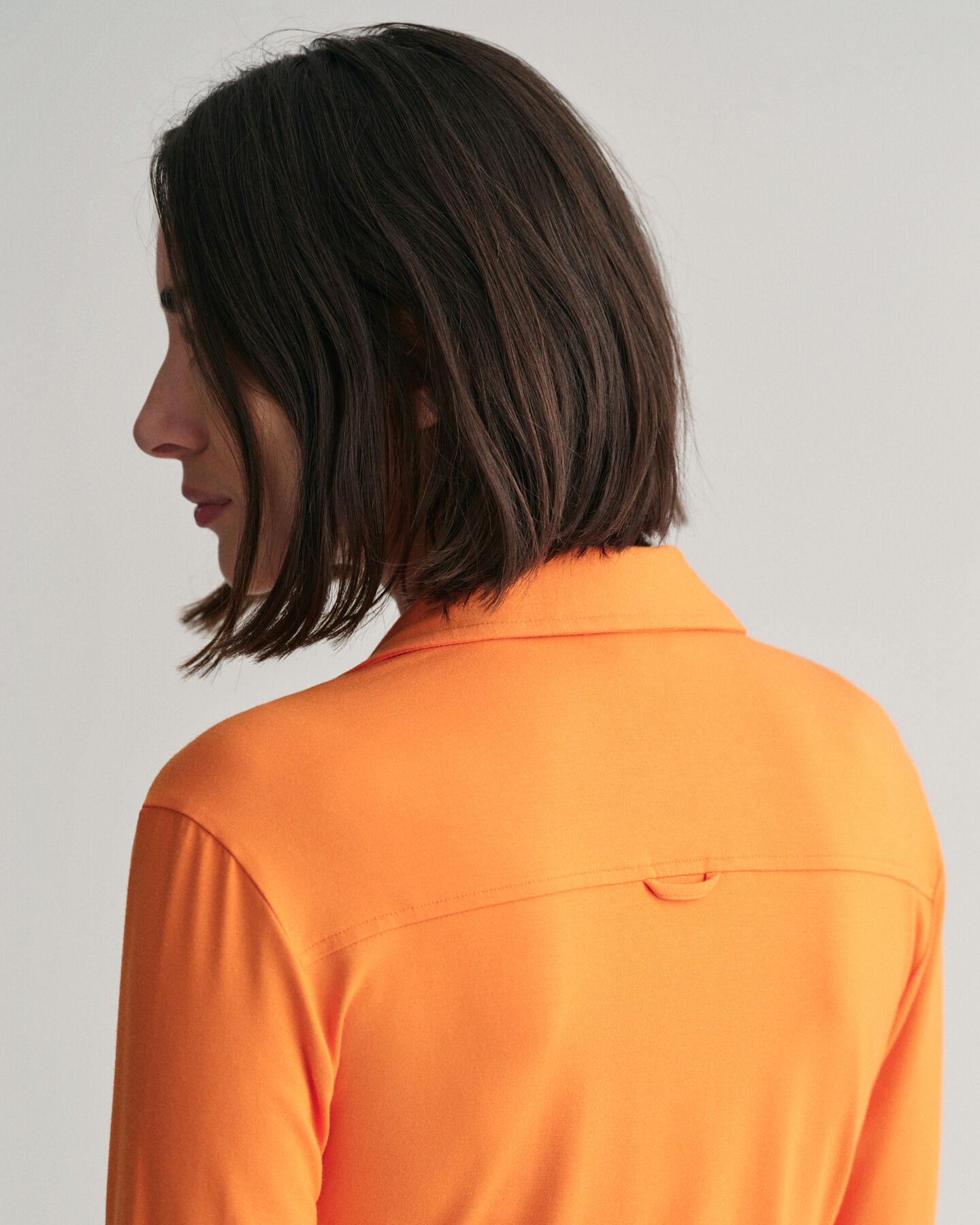 Vestido camisero Slim Fit de punto