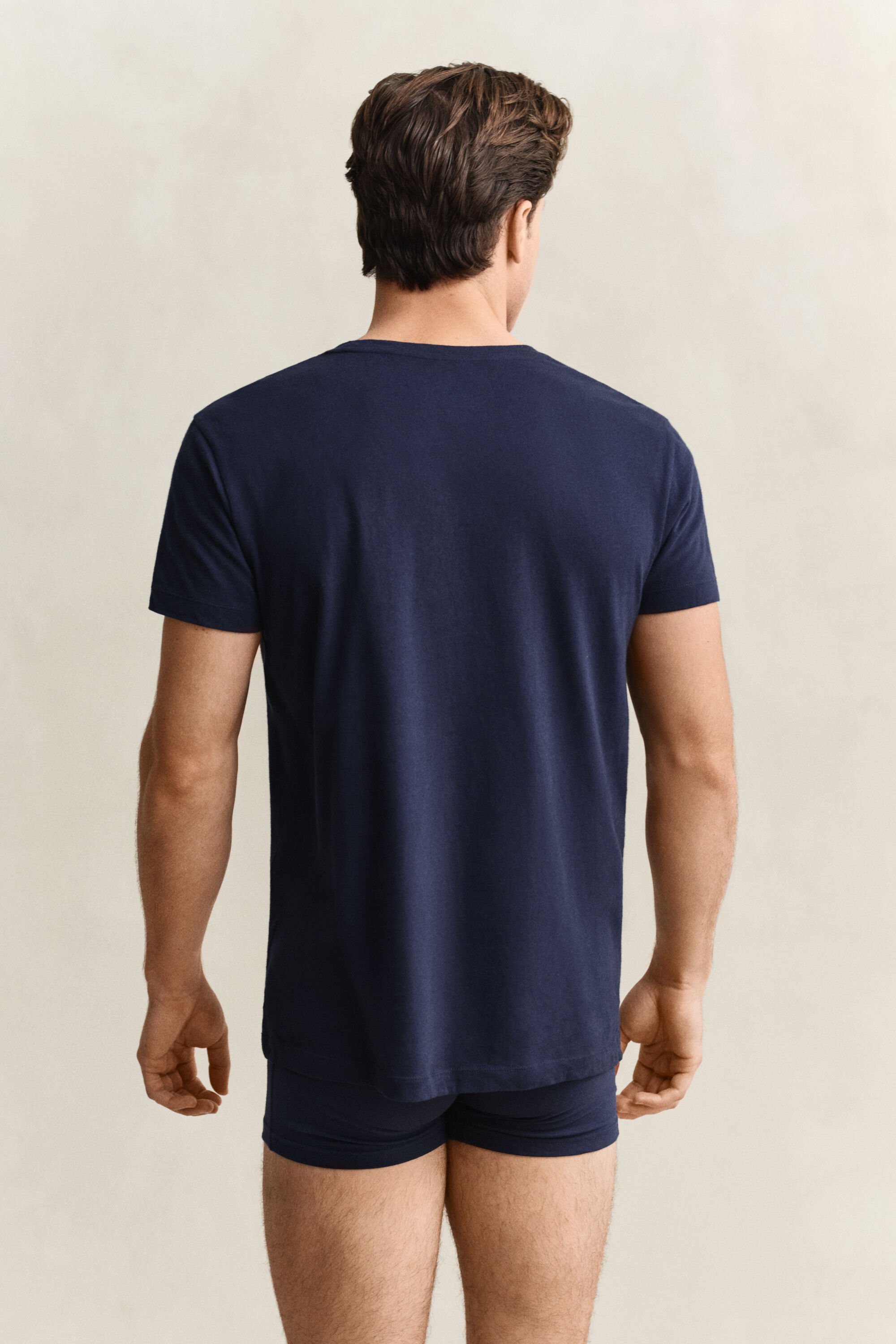 Paquete de dos camisetas de cuello redondo