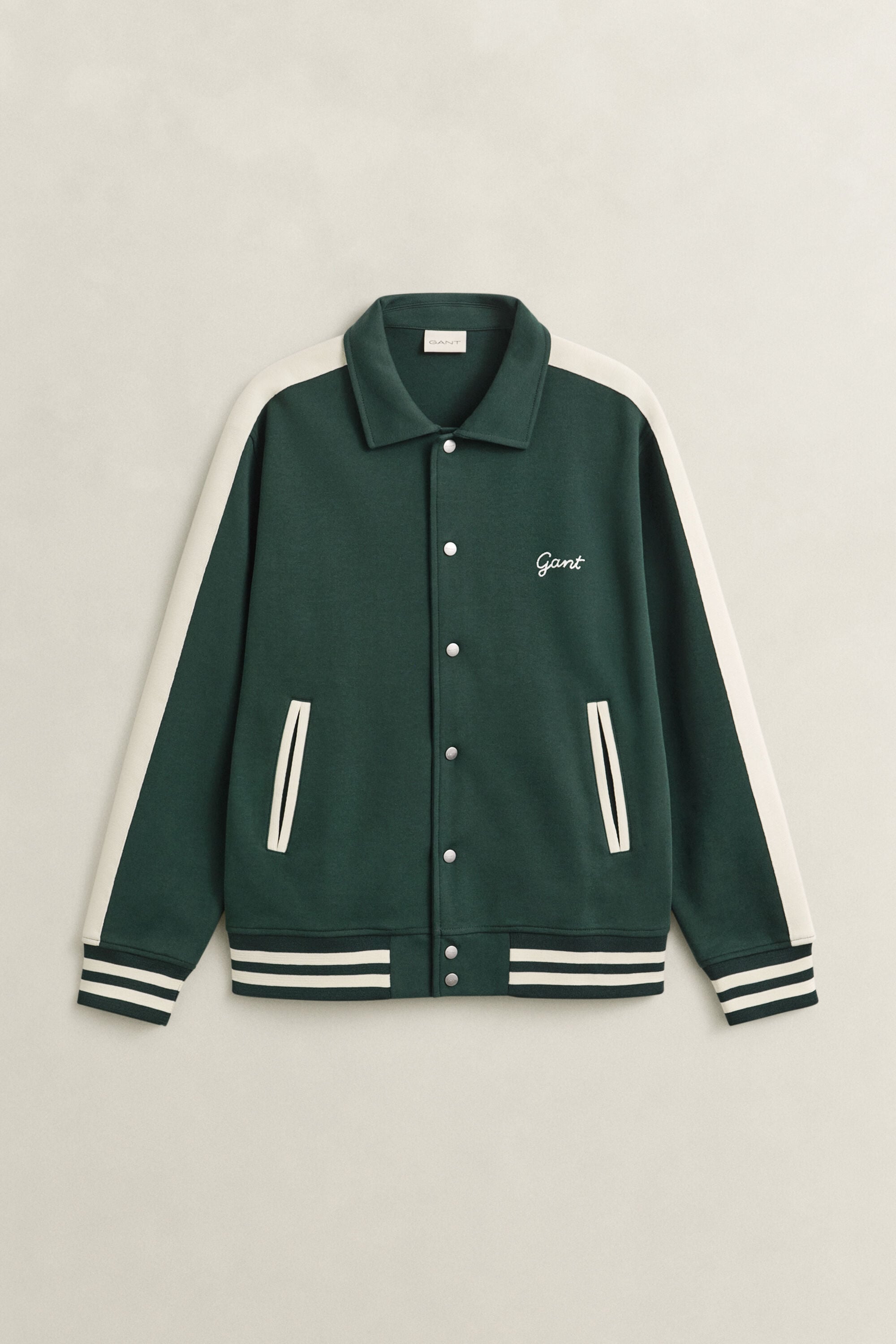 Chaqueta abotonada de interlock