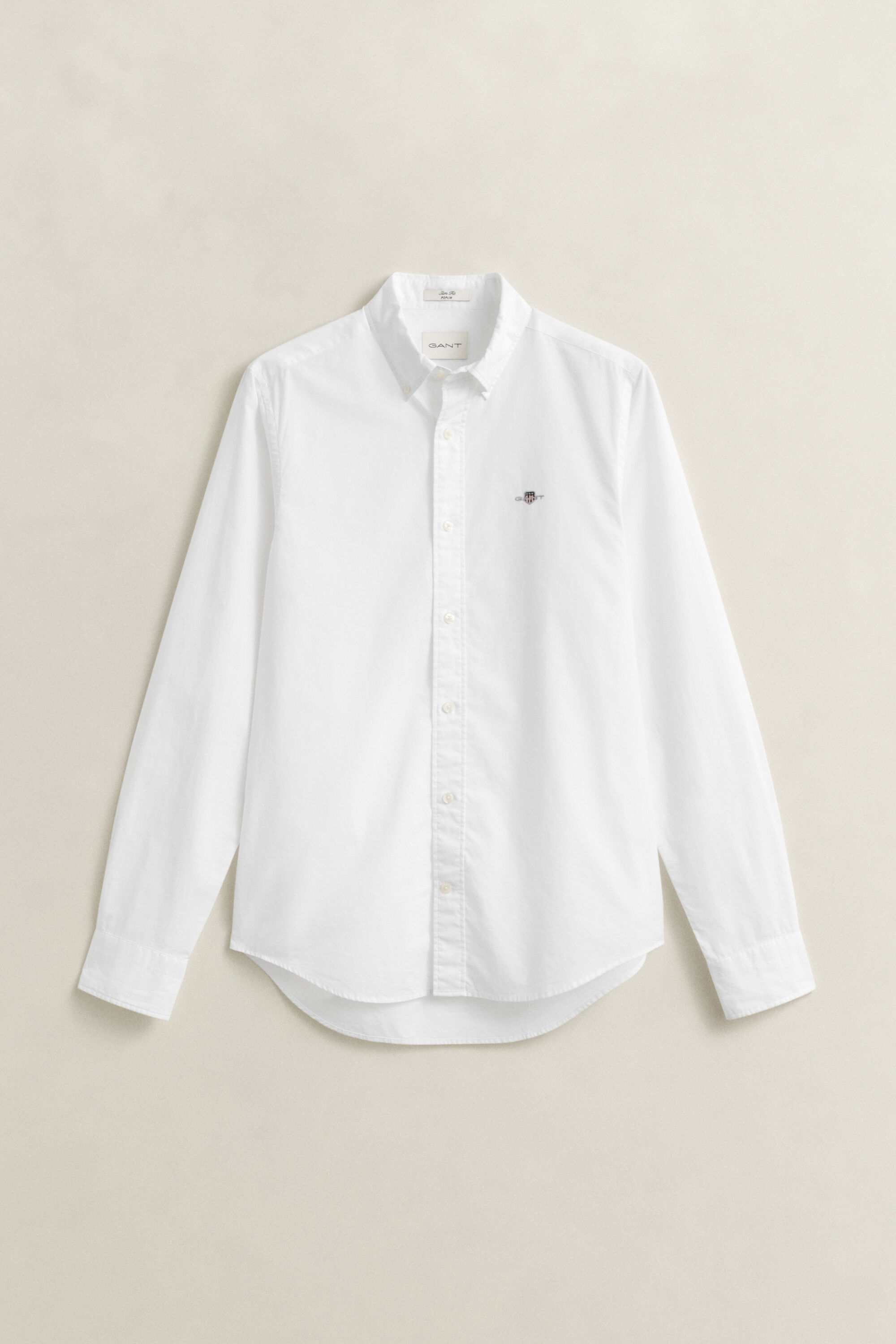 Camisa Slim Fit clásica de popelina