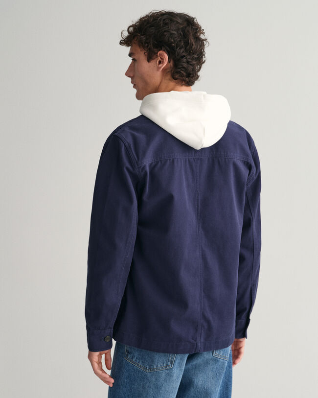 Sobrecamisa de sarga cepillada