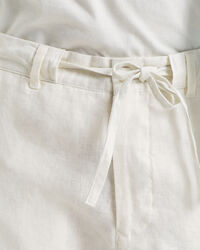 Pantalones Relaxed Fit de lino con cordón ajustable