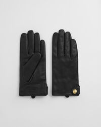 Guantes de piel con botones