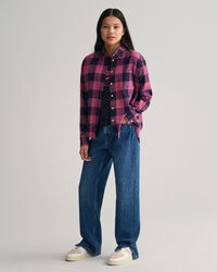 Camisa Relaxed Fit a cuadros Teen Girls