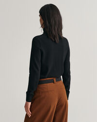 Jersey extrafino con cuello de cisne