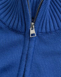 Jersey de algodón con media cremallera Casual