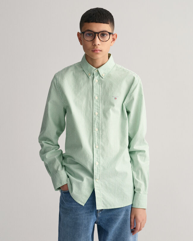 Camisa Oxford con raya Teen Boys