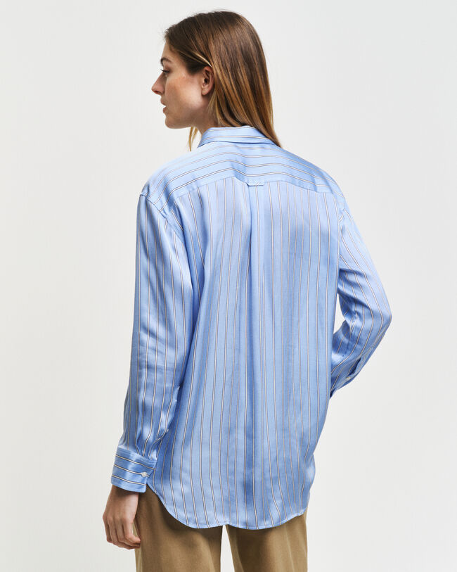 Camisa Relaxed Fit fluida a rayas