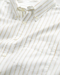 Camisa Relaxed Fit de manga corta Heritage Poplin a rayas