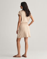 Vestido en mezcla de lino