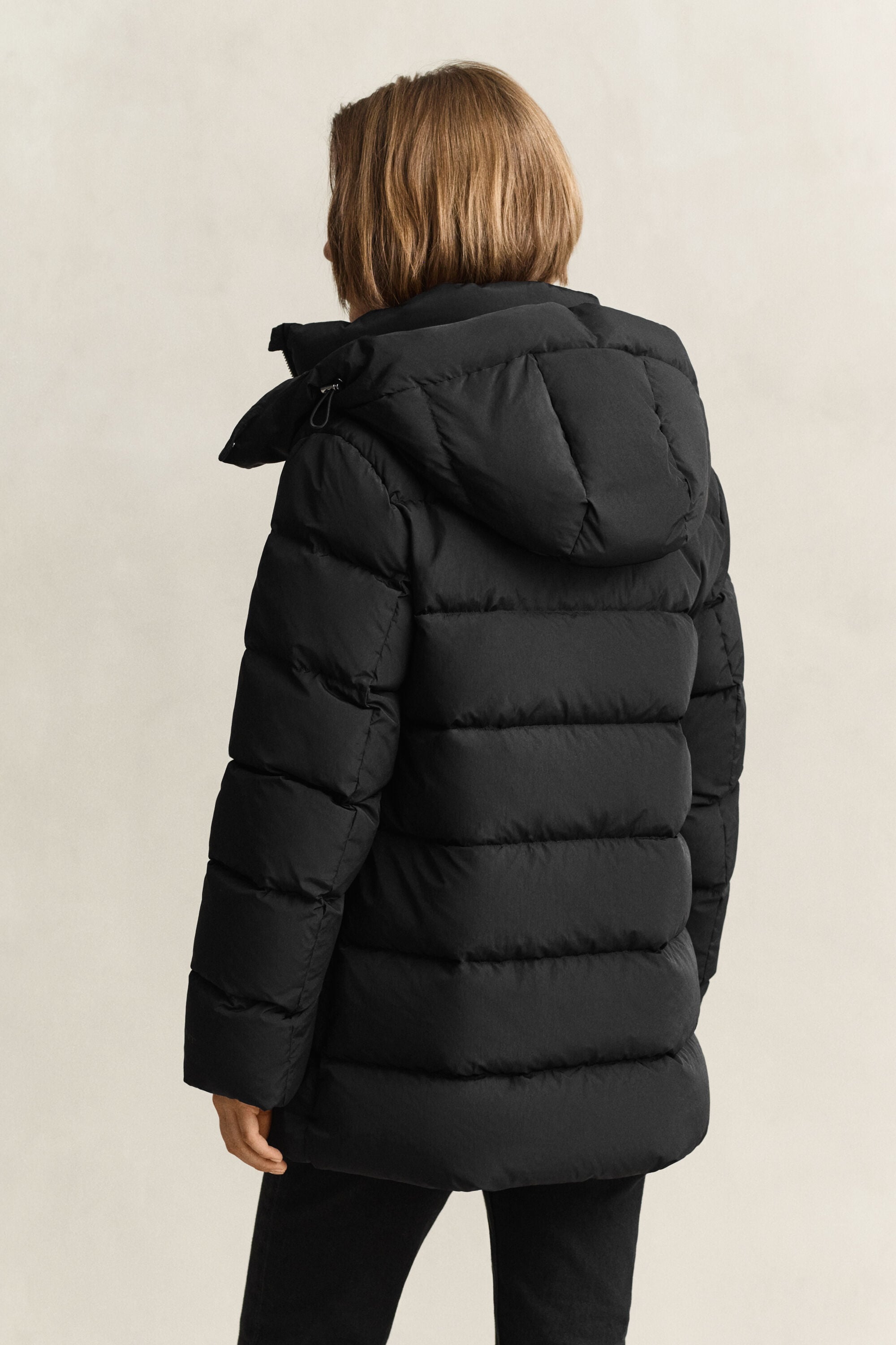 Chaqueta de plumón de largo medio
