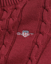 Vestido de punto de ochos de algodón Girls