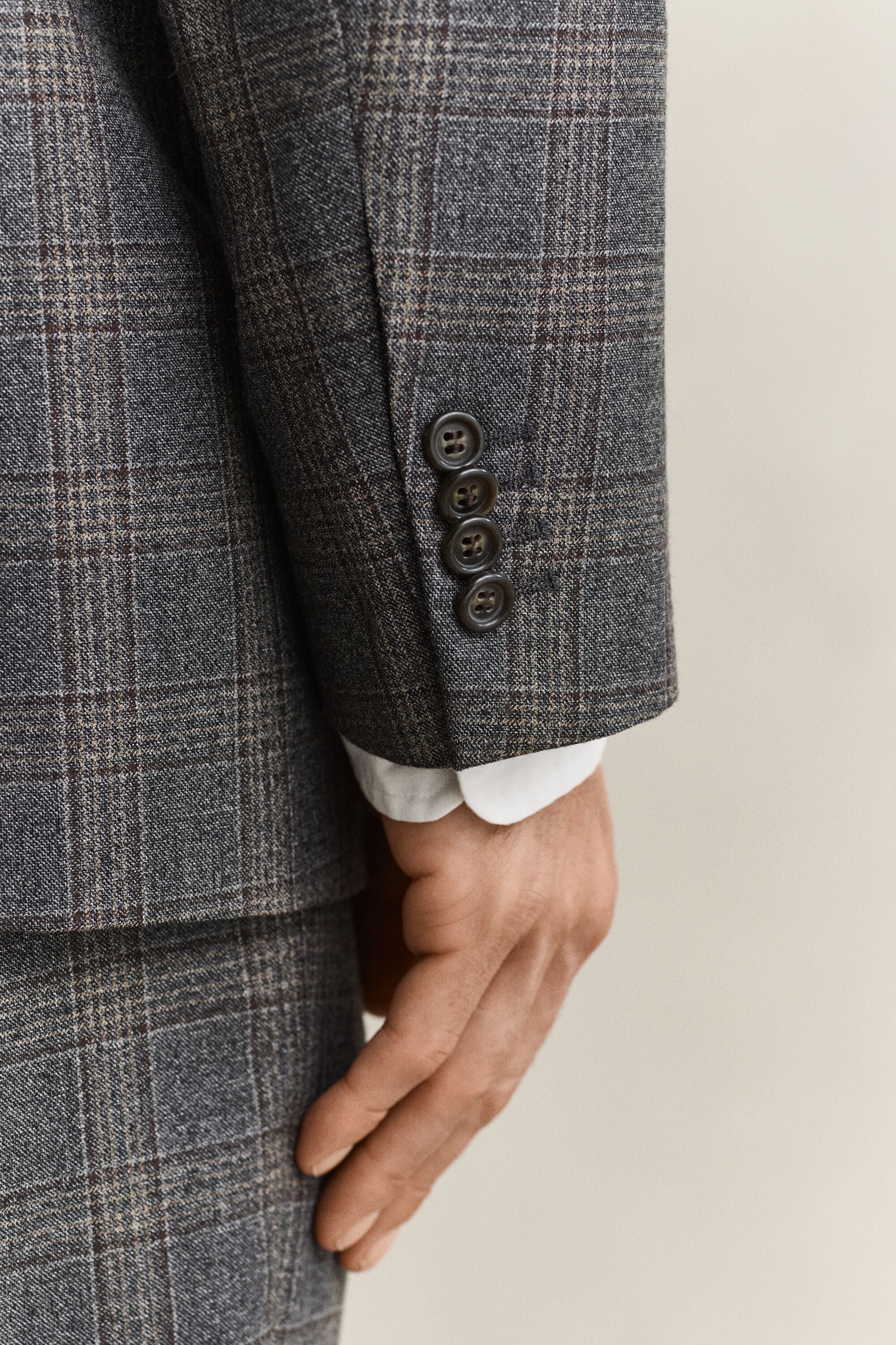 Americana de traje Glen Check