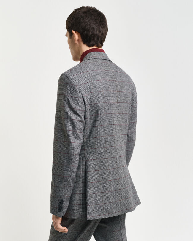 Americana de traje de cuadros