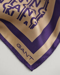 Pa&ntilde;uelo de seda con estampado Monogram