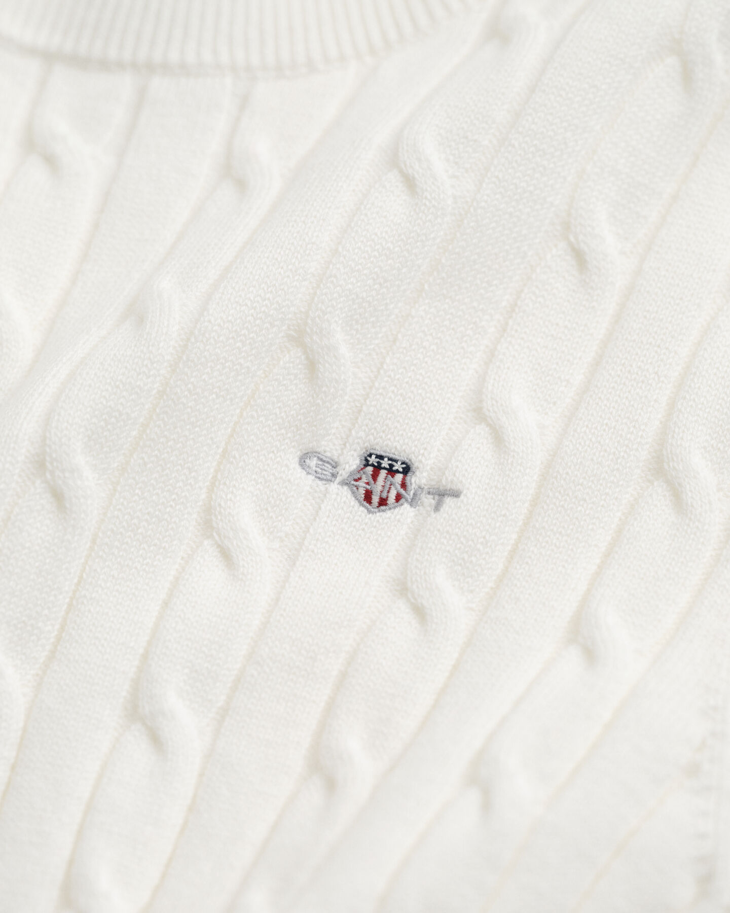 Jersey de punto de ochos en algodón elástico