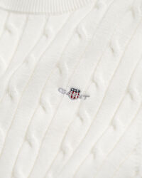 Jersey de punto de ochos en algodón elástico