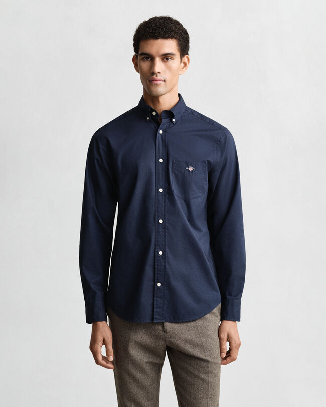 Camisa Regular Fit clásica de popelina