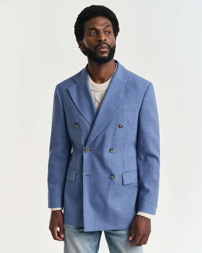 Chaqueta de traje Regular Fit de lana mouliné