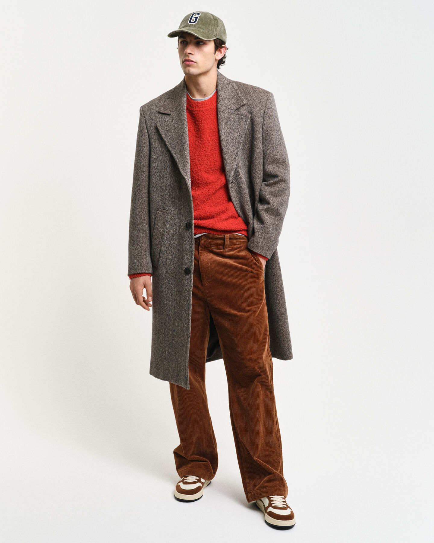 Jersey de cuello redondo en lana boucl&eacute;