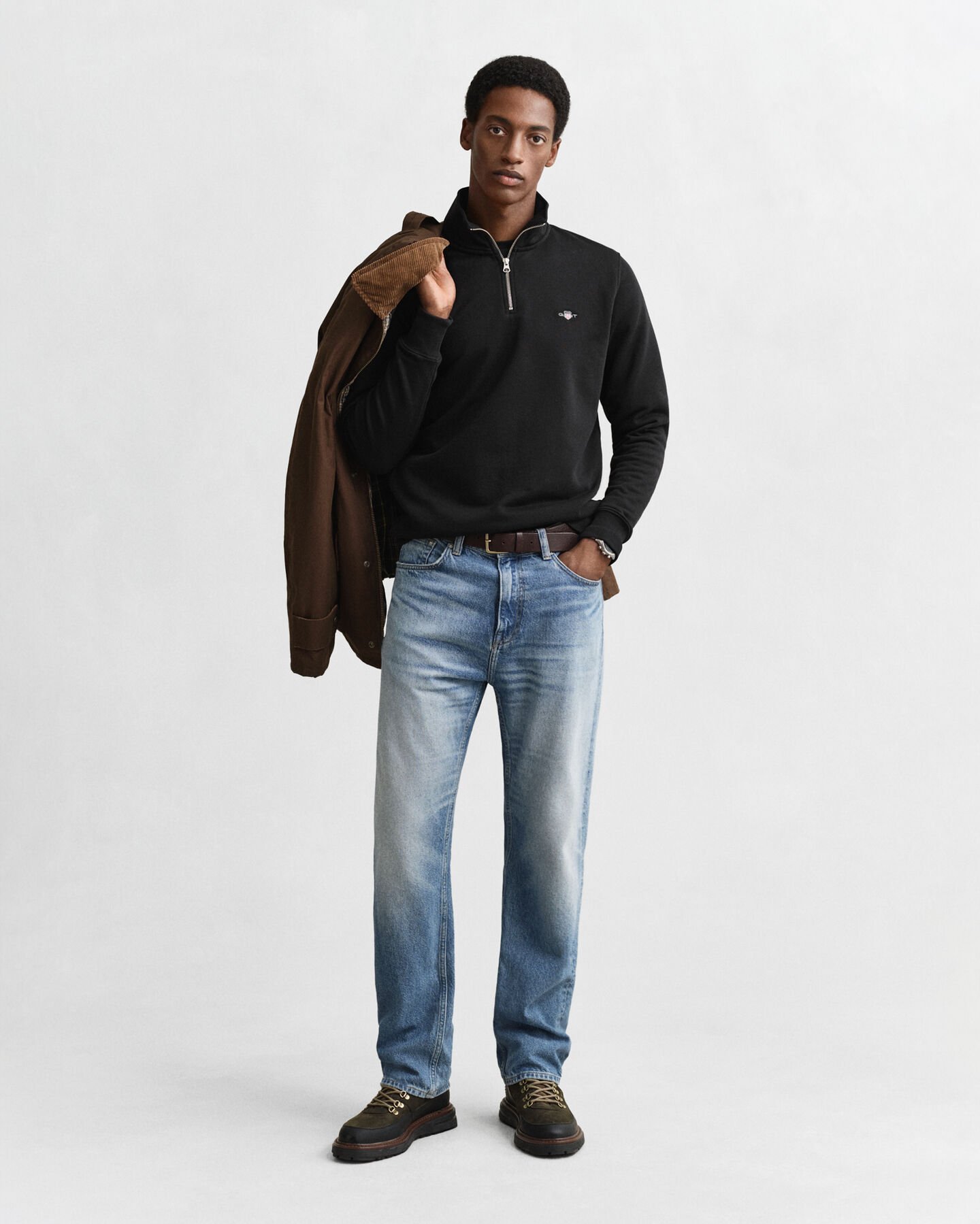 Sudadera Shield con media cremallera