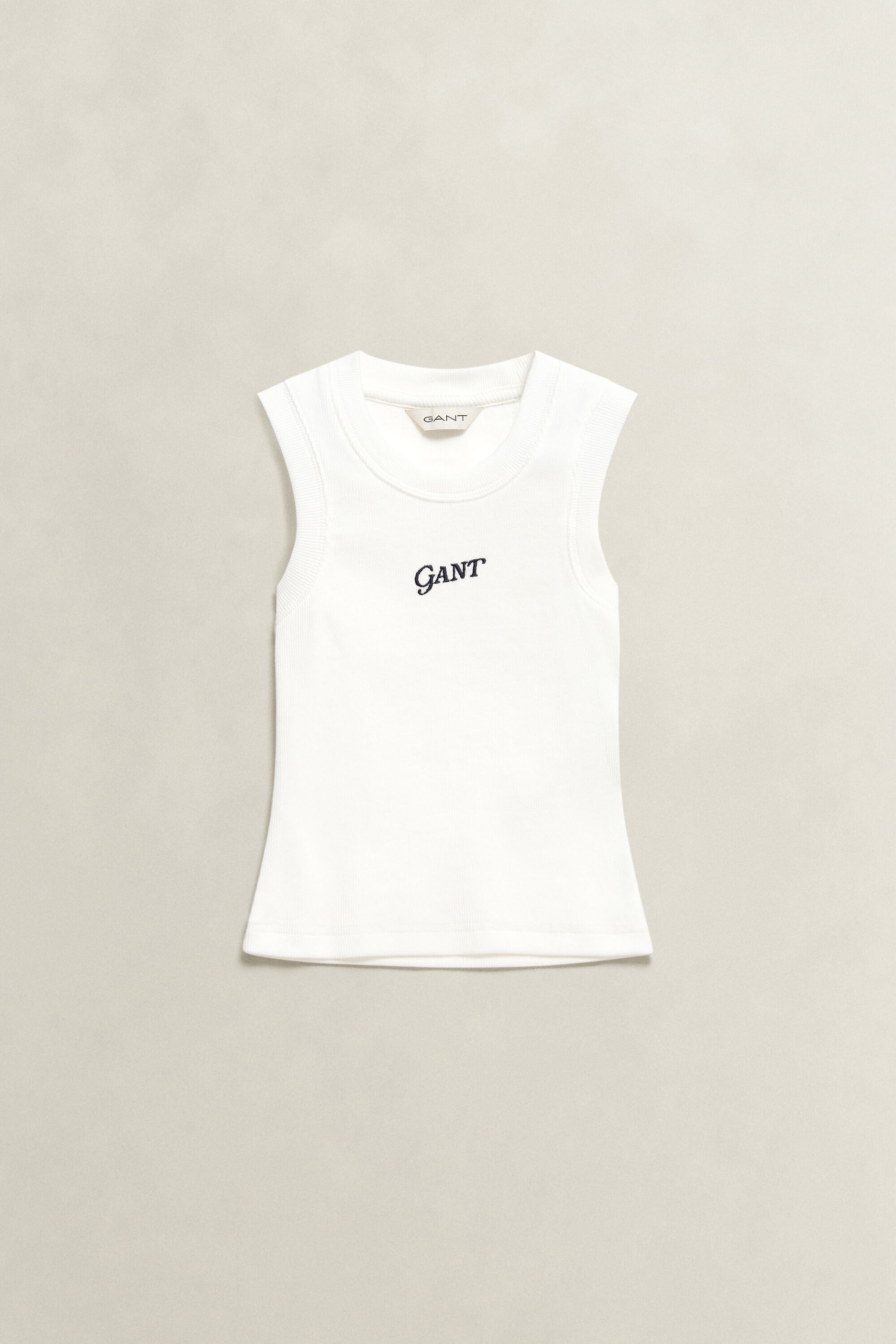 Camiseta de tirantes acanalada con logotipo Girls
