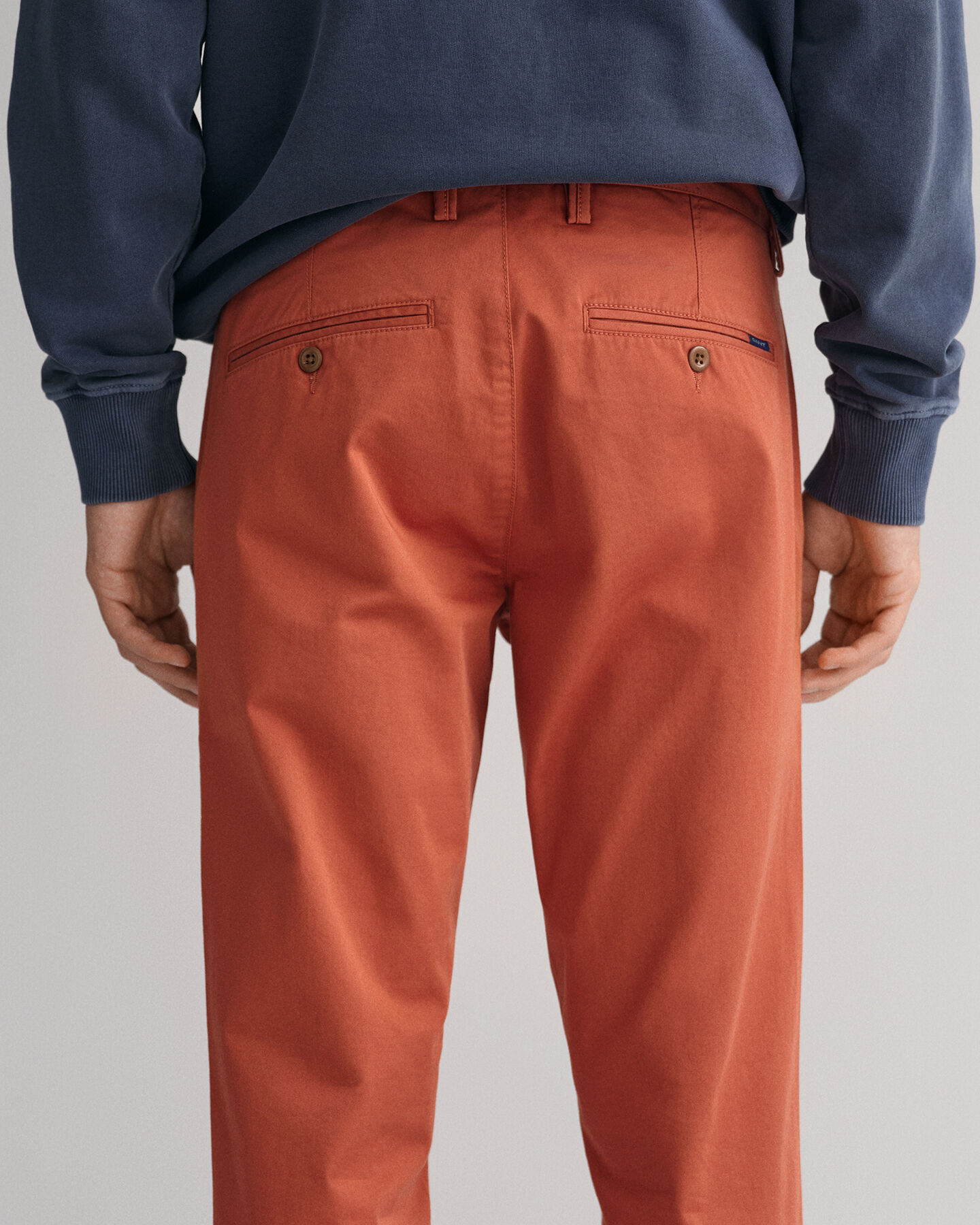Pantalones chinos Slim Fit de sarga Hallden