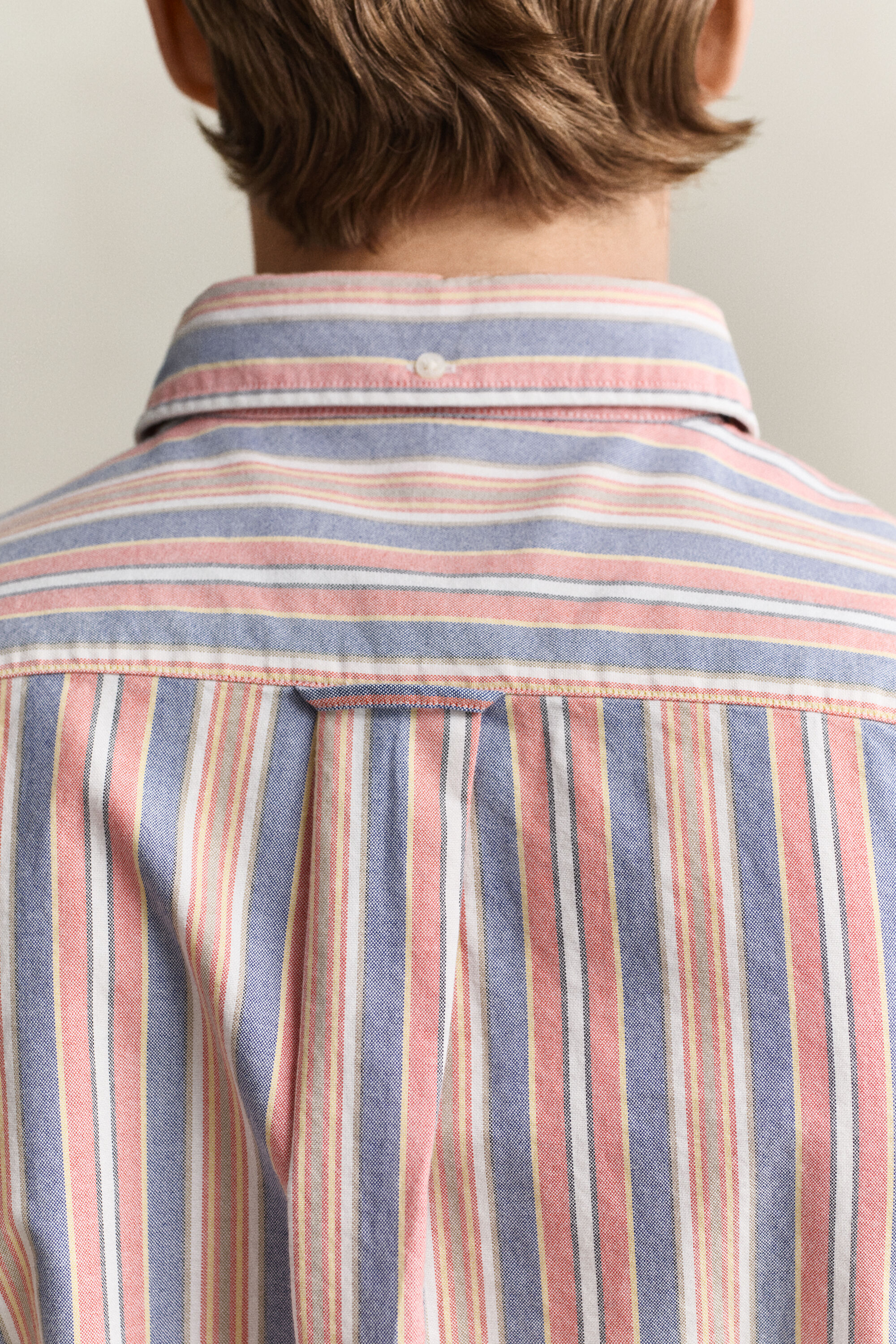 Camisa Oxford clásica de rayas variadas