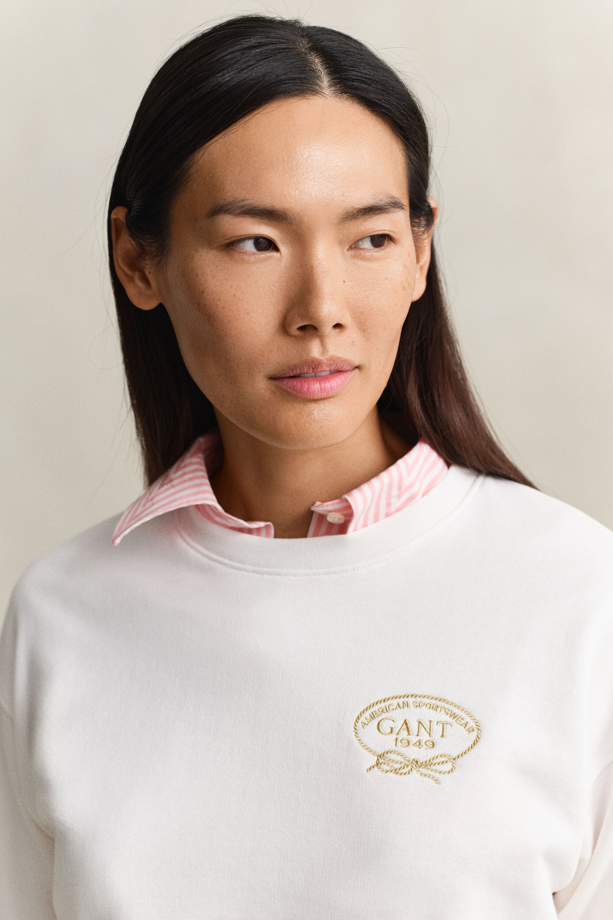 Sudadera con estampado de cuerda