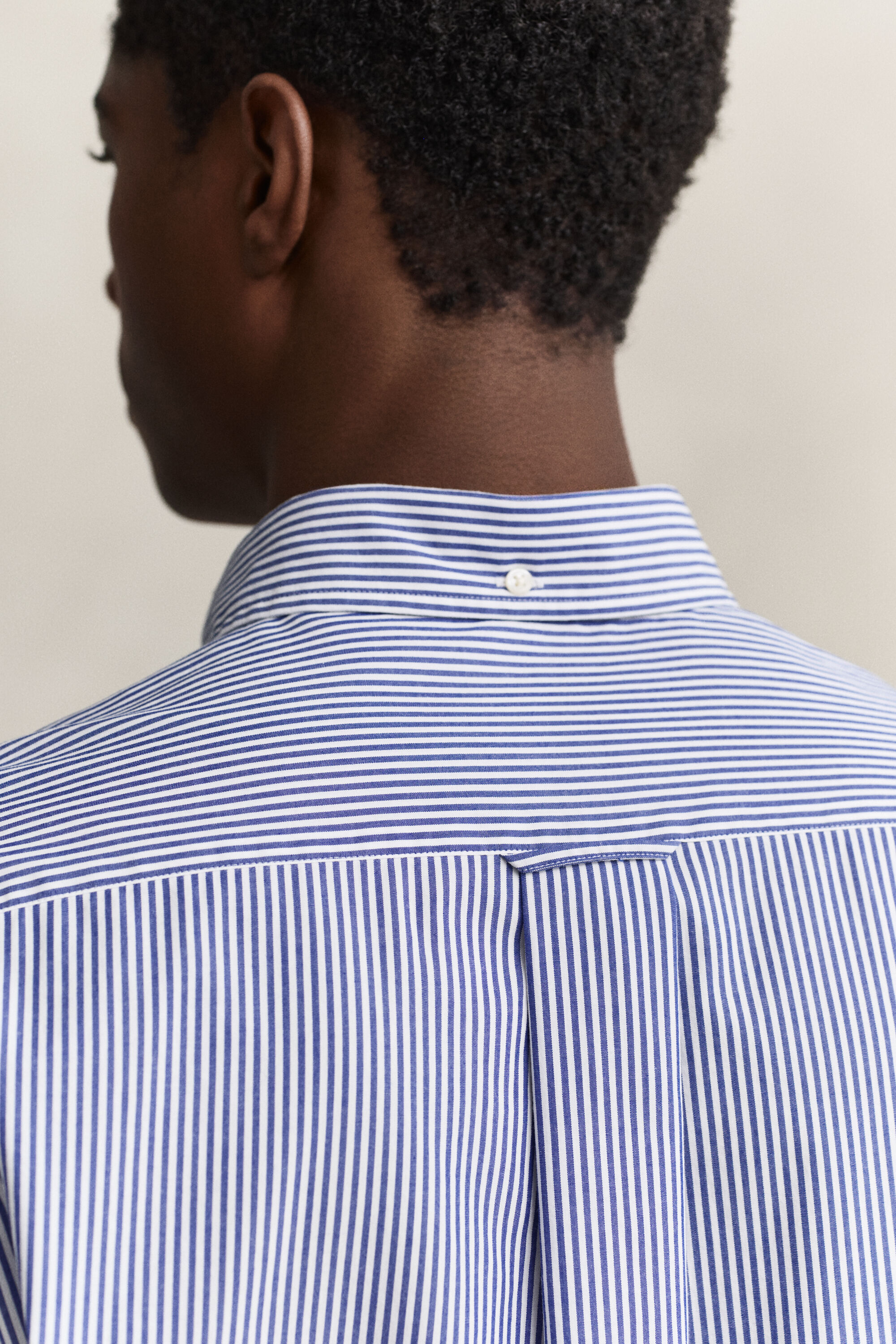 Camisa de popelina Regular Fit clásica de rayas