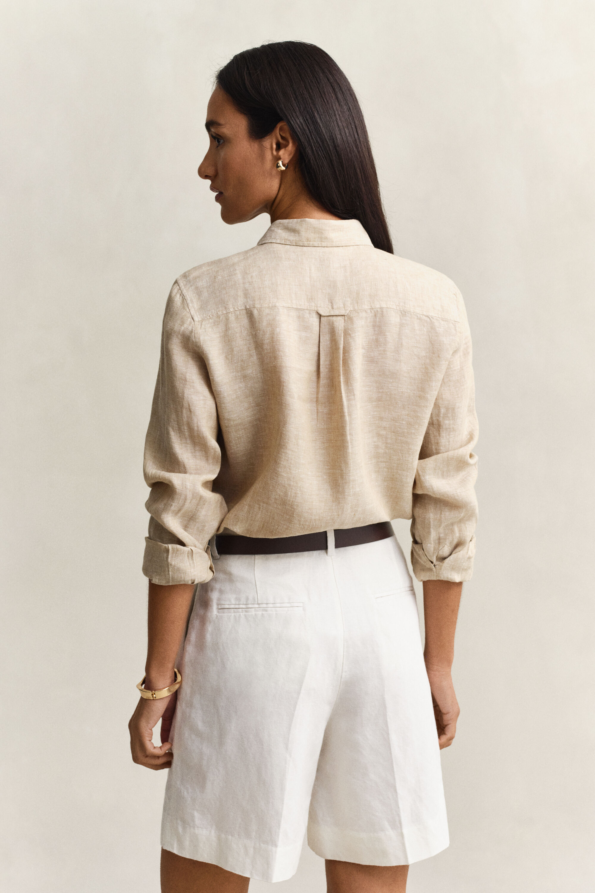 Camisa Regular Fit de lino