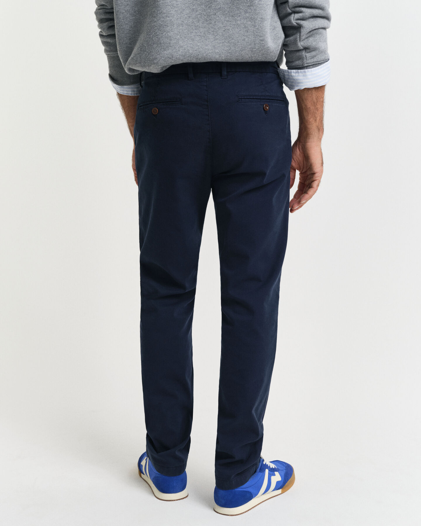Pantalones chinos estructurados Slim Fit con textura labrada