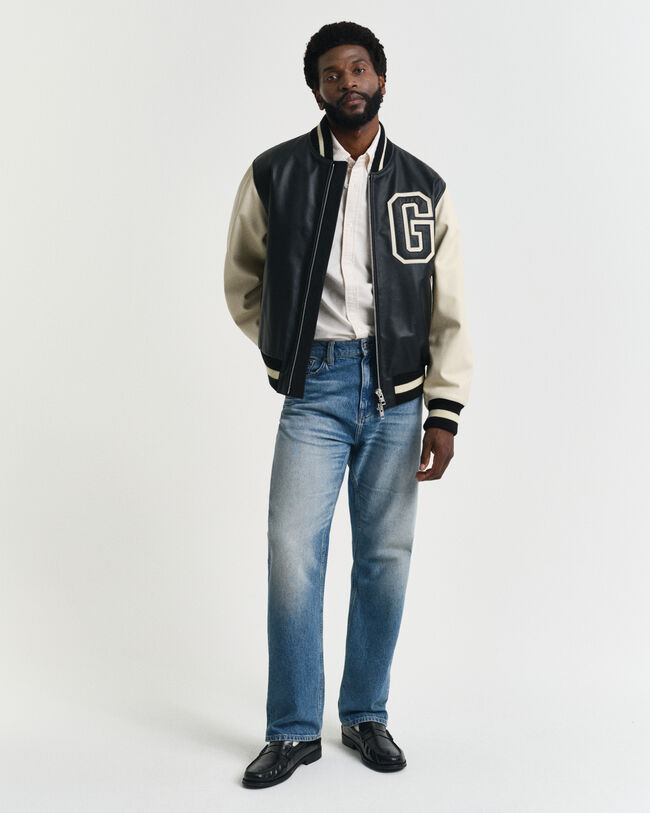 GANT Varsity Jacket de piel