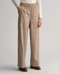 Pantalones Relaxed Fit Pull-On a cuadros