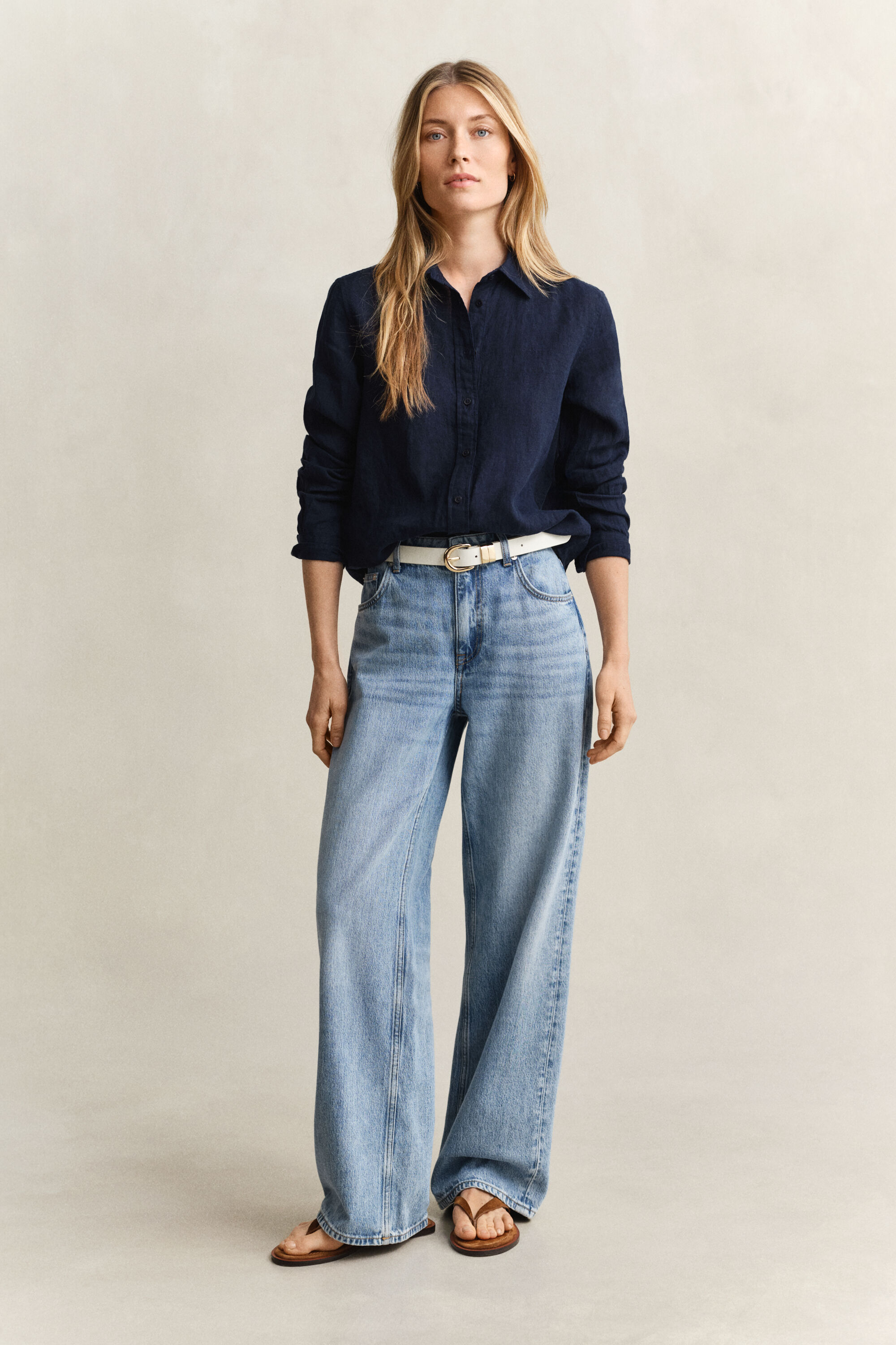 Camisa Regular Fit de lino