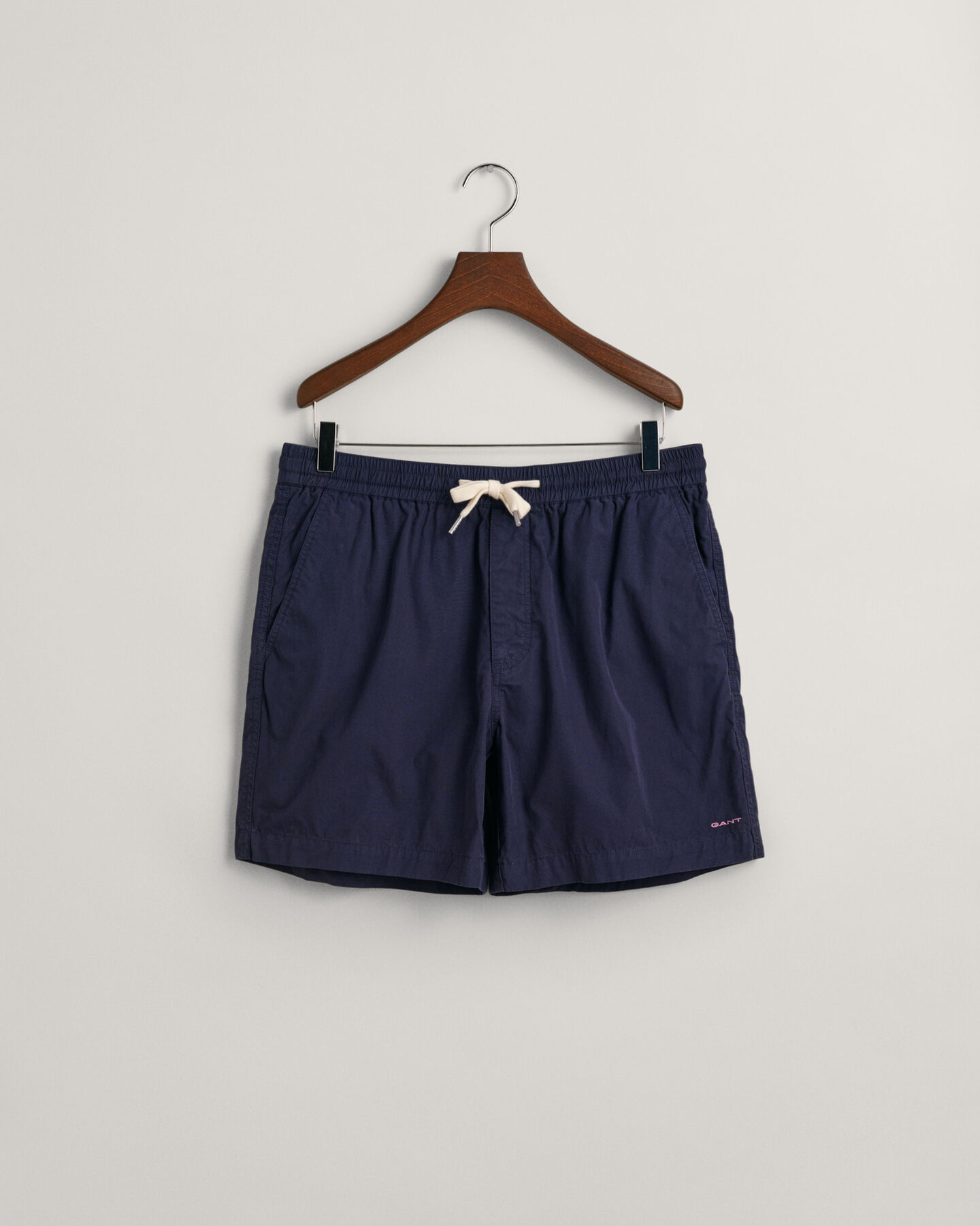 Pantalones cortos de algod&oacute;n con cord&oacute;n ajustable