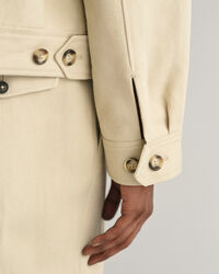 Americana de traje Relaxed Fit de algod&oacute;n y lino