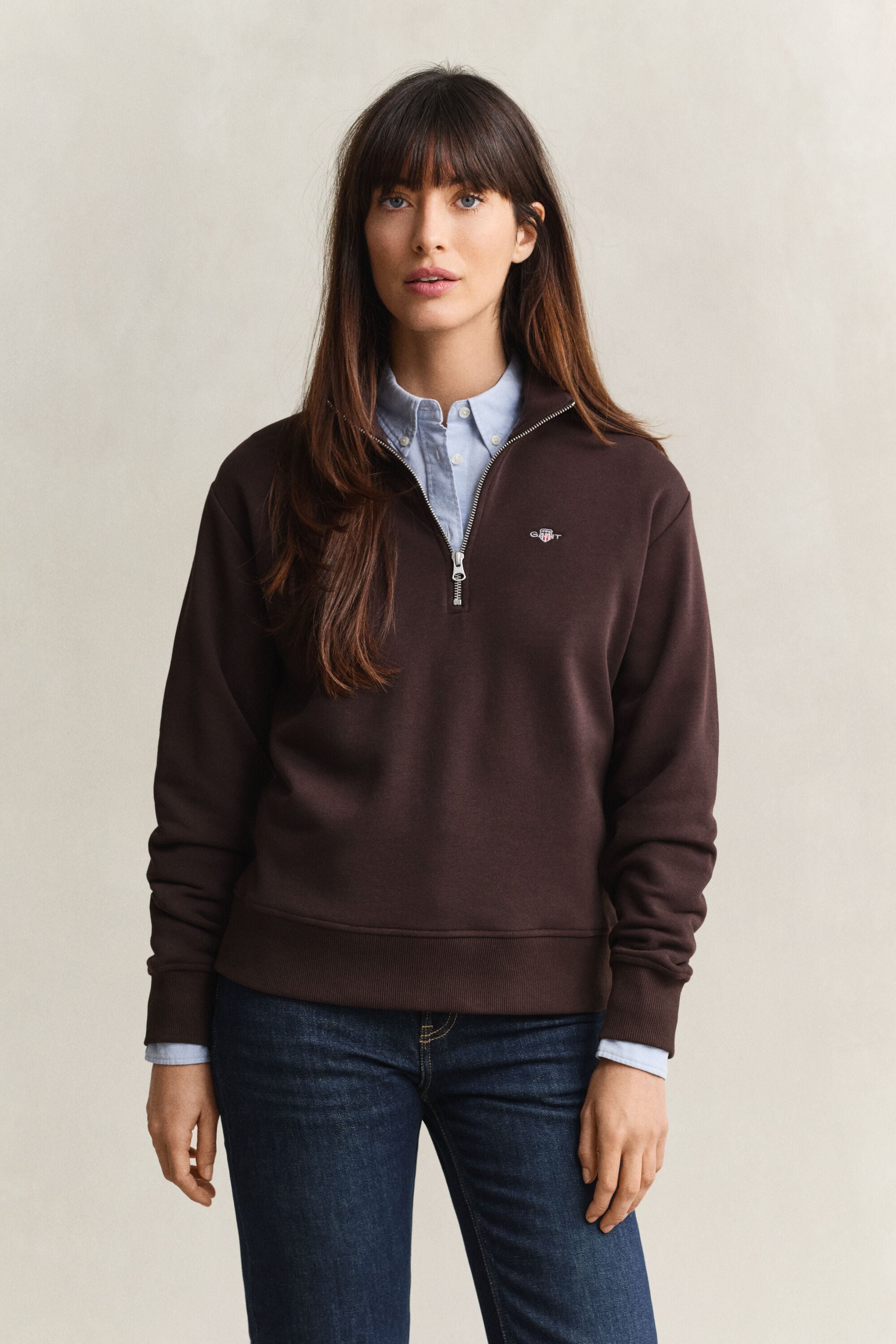 Sudadera Shield con media cremallera
