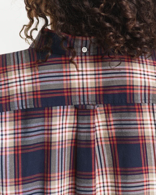 Camisa Relaxed Fit de franela a cuadros