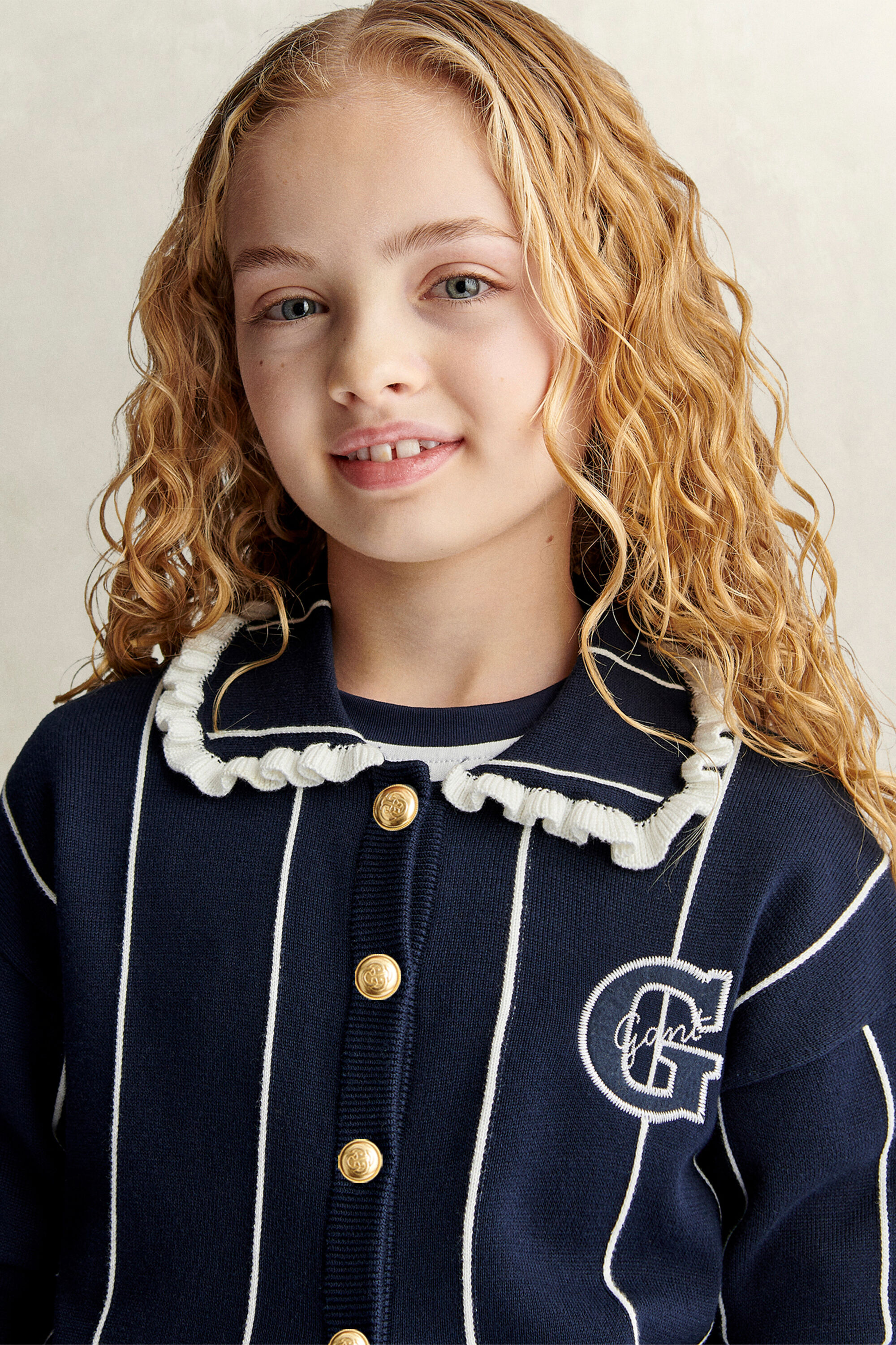 Cárdigan de rayas Teen Girls