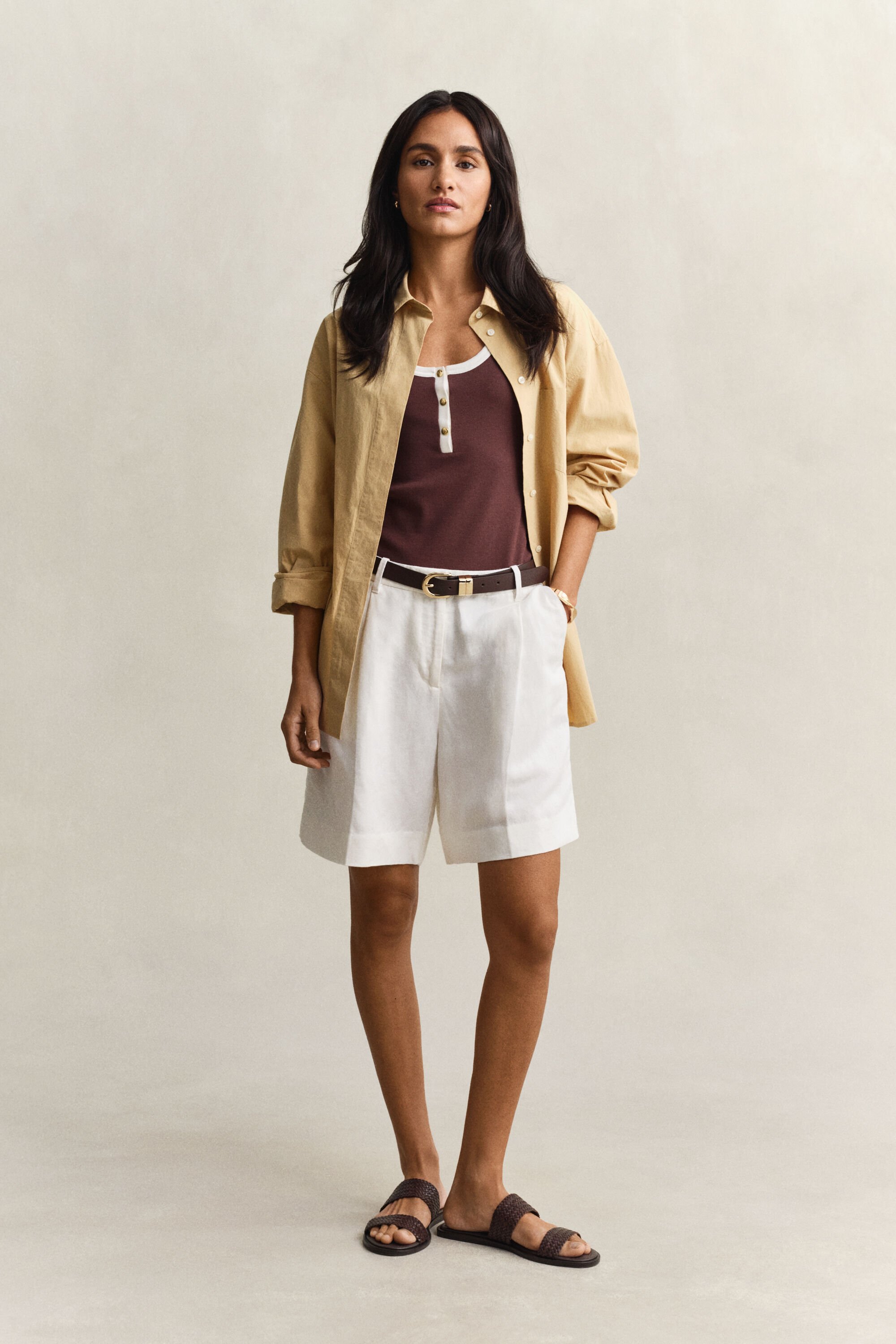 Camiseta de tirantes acanalada